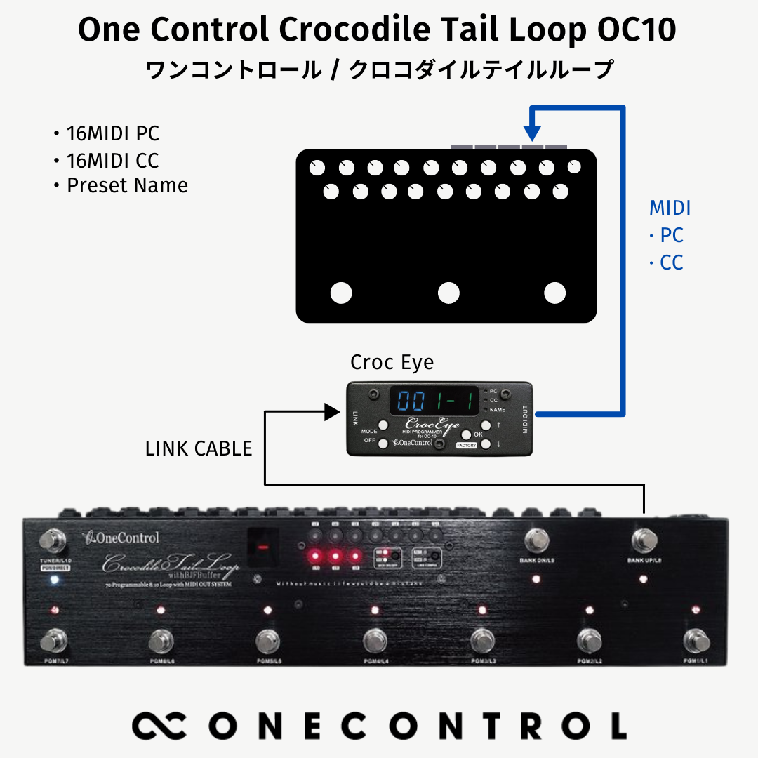 限定品新作094s☆One Control ワンコントロール OC10 Crocodile Tail Loop スイッチングシステム ※中古 その他